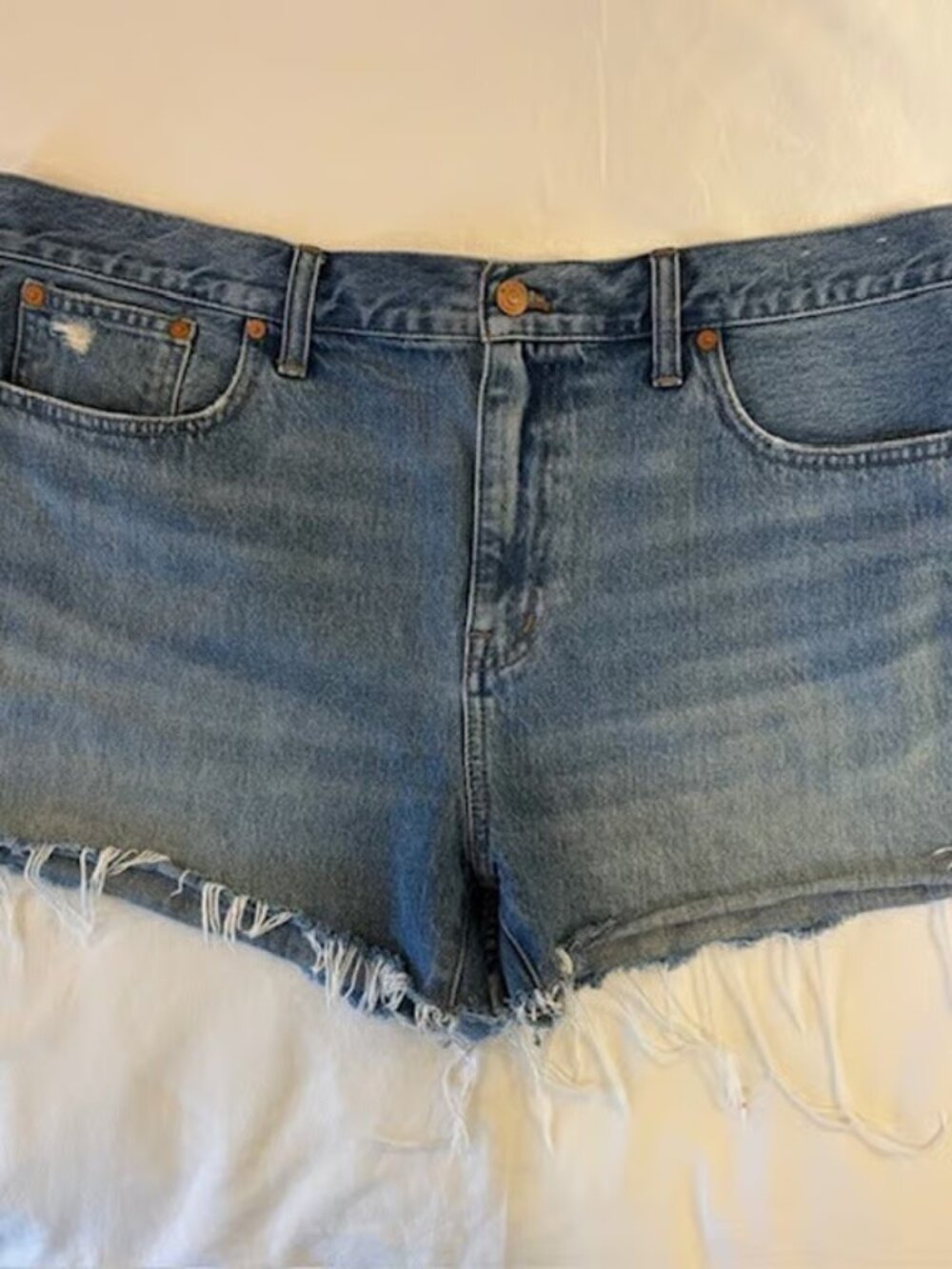 Madewell Relaxed Denim Shorts Medium Wash Women's Size 32